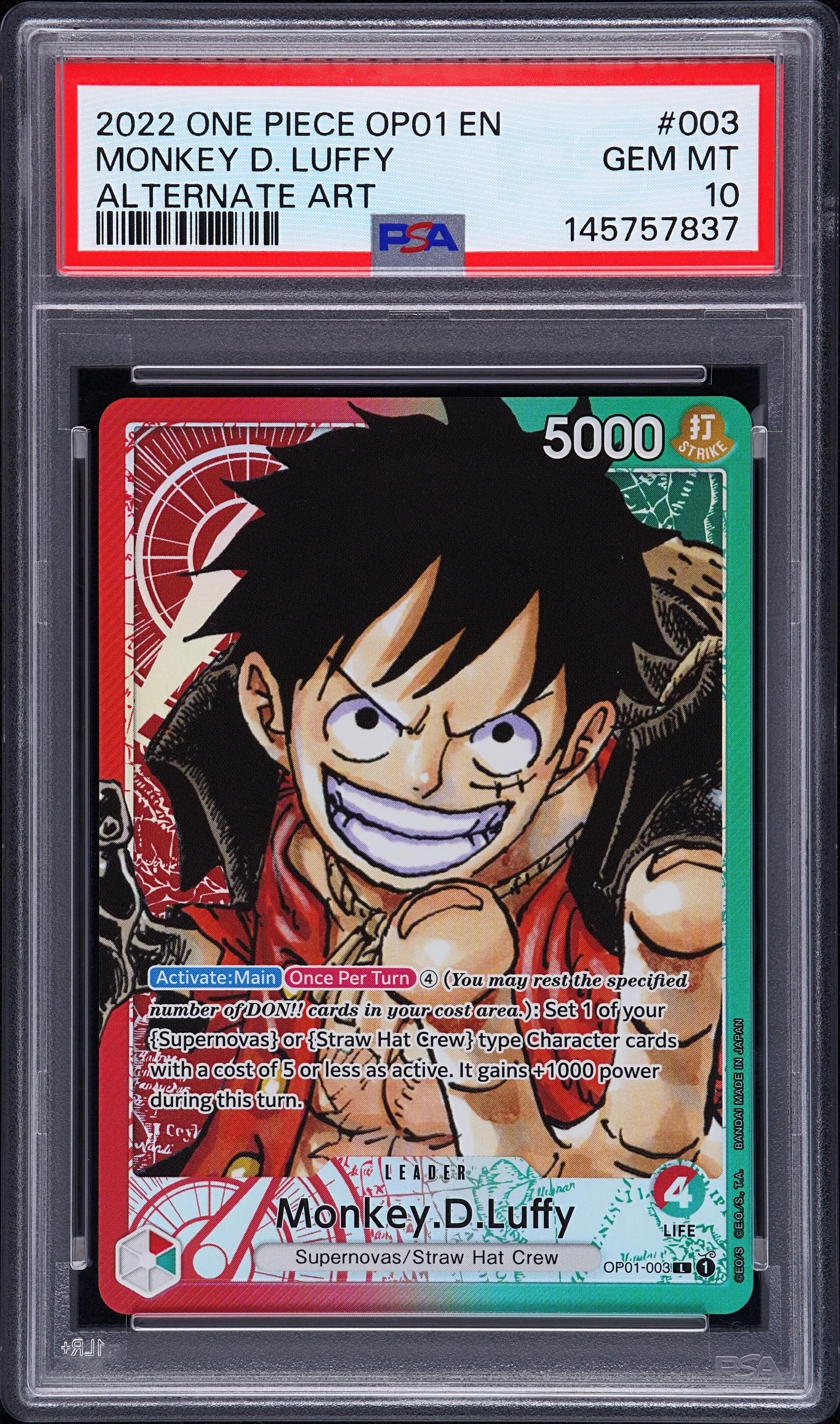 Monkey D. Luffy OP01